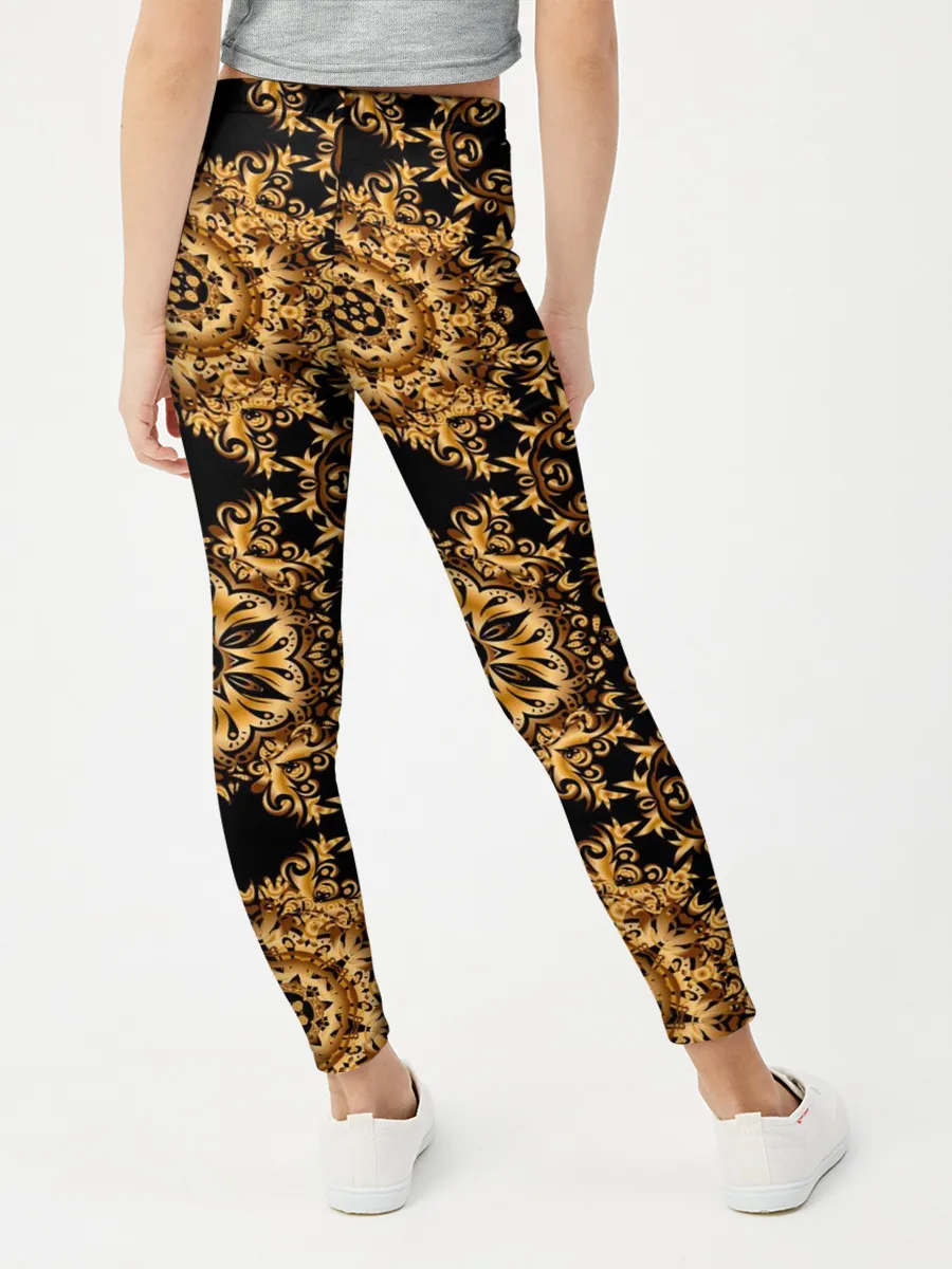 Леггинсы для девочки / классические узоры