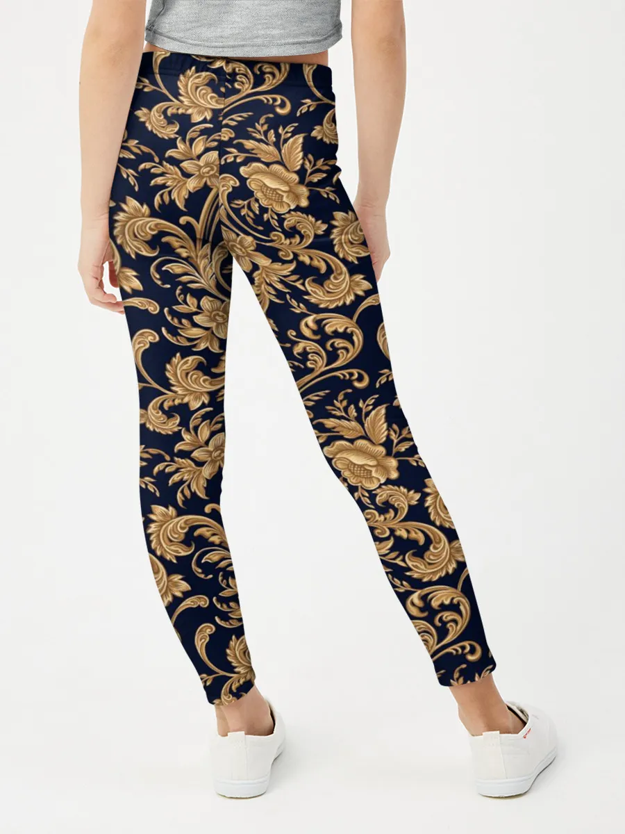 Леггинсы для девочки / классические узоры