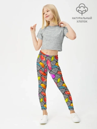 Леггинсы для девочки / Кристаллы