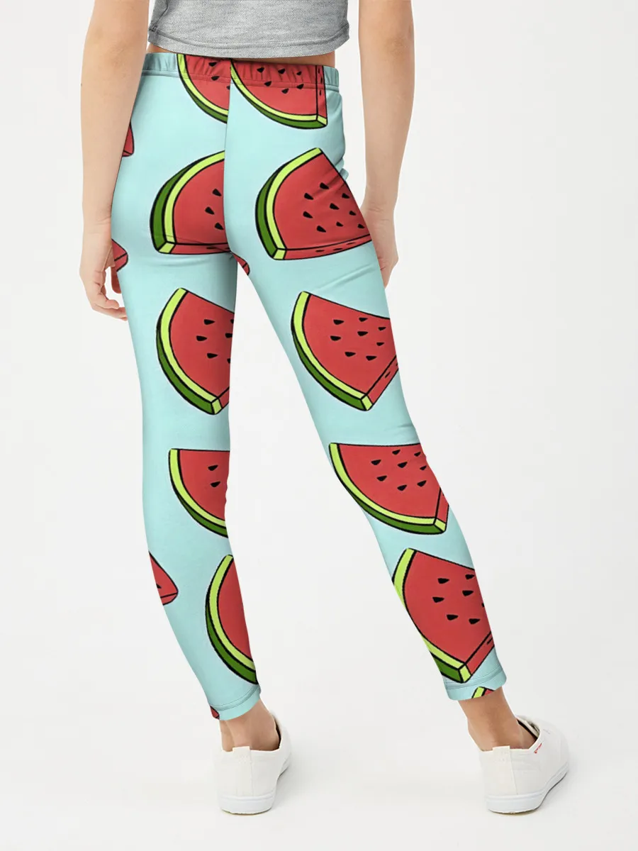 Леггинсы для девочки / Дольки арбузов