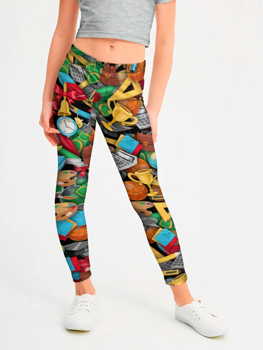 Леггинсы для девочки / Снова в школу