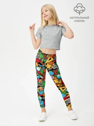 Леггинсы для девочки / Снова в школу