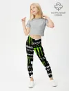 Леггинсы для девочки / KAWASAKI X MONSTER ENERGY