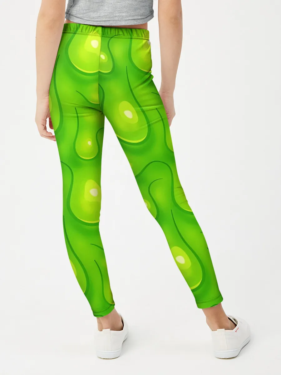 Леггинсы для девочки / СЛИЗЬ / SLIME / ТЕКСТУРА