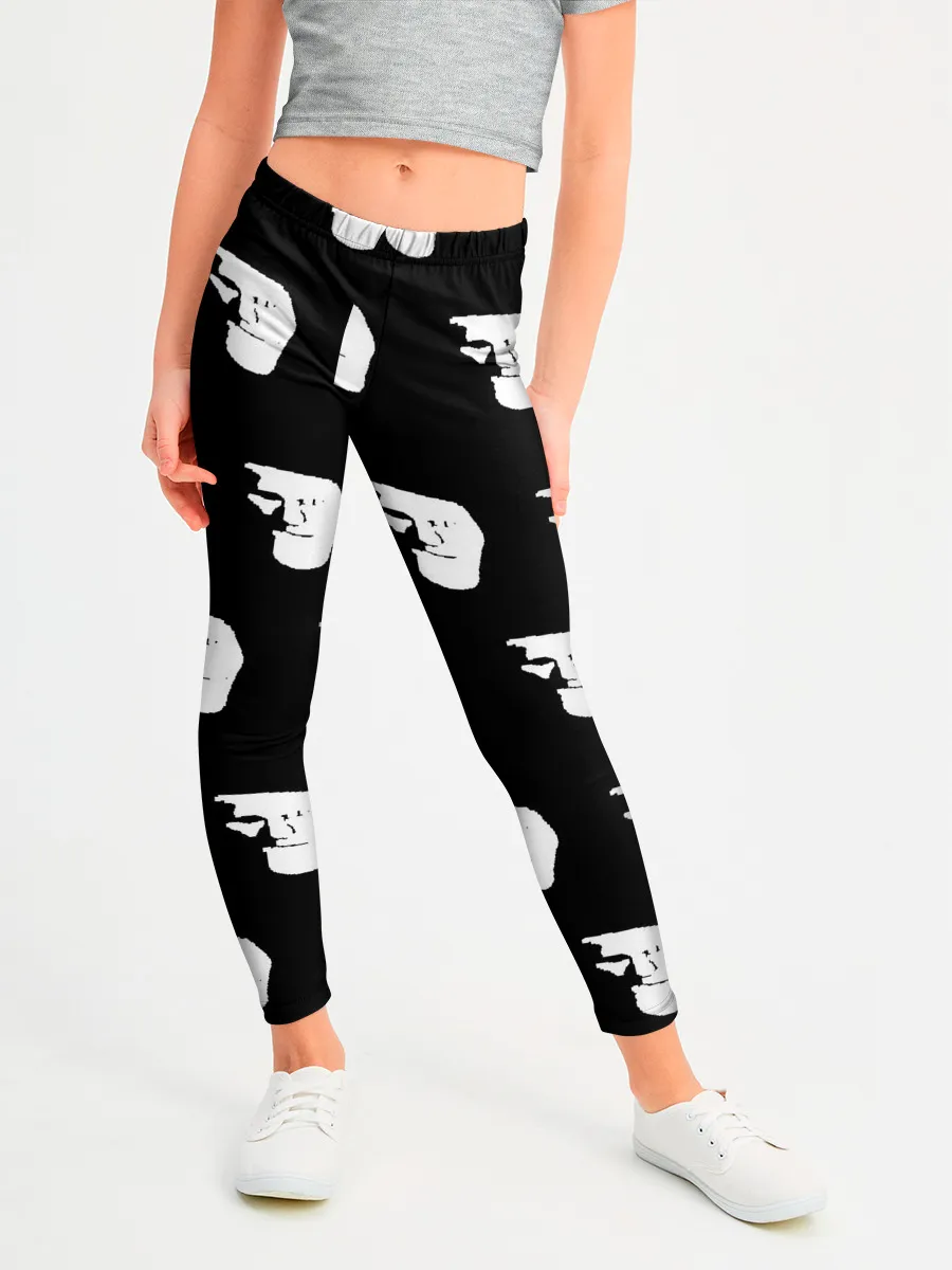 Леггинсы для девочки / Dark trollface