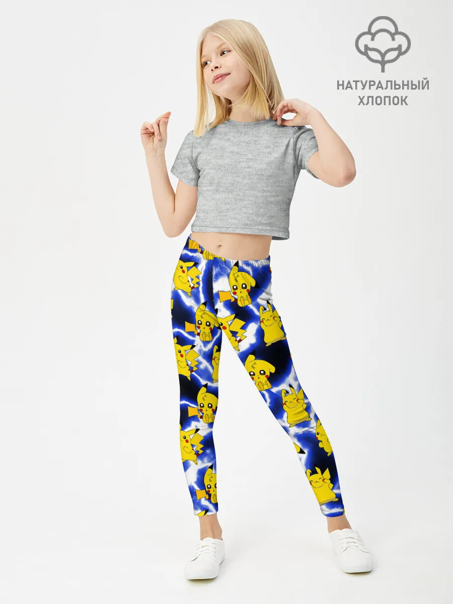 Леггинсы для девочки / Пикачу Electric Shock