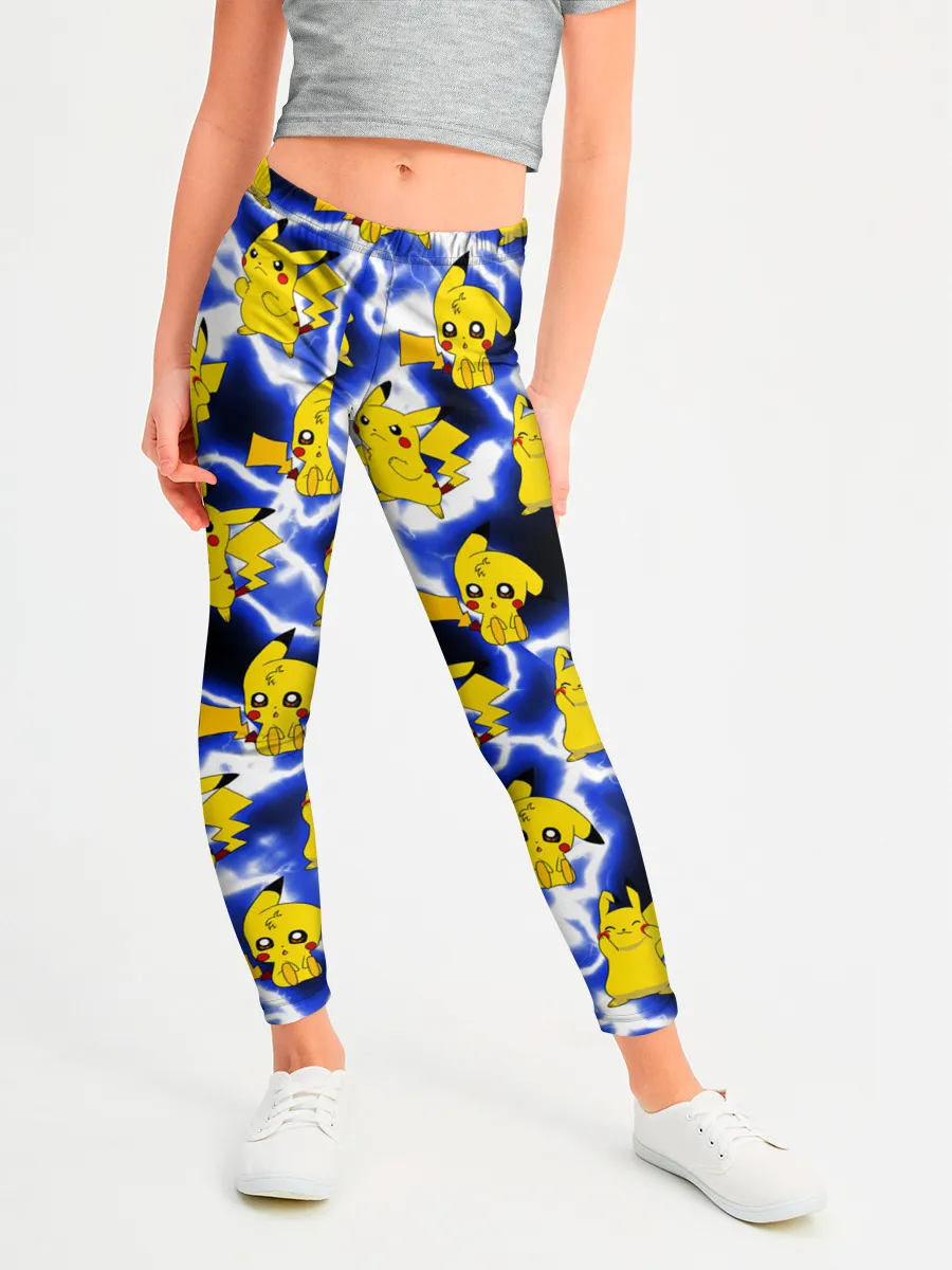 Леггинсы для девочки / Пикачу Electric Shock