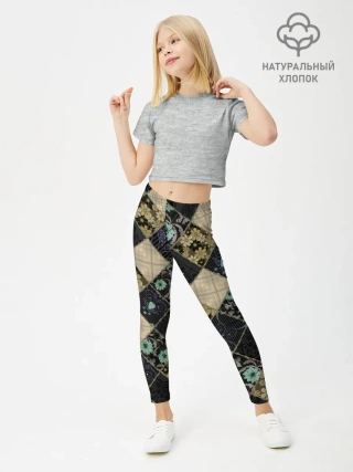 Леггинсы для девочки / Лоскутное шитье