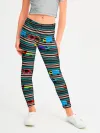 Леггинсы для девочки / Детский полосатый узор