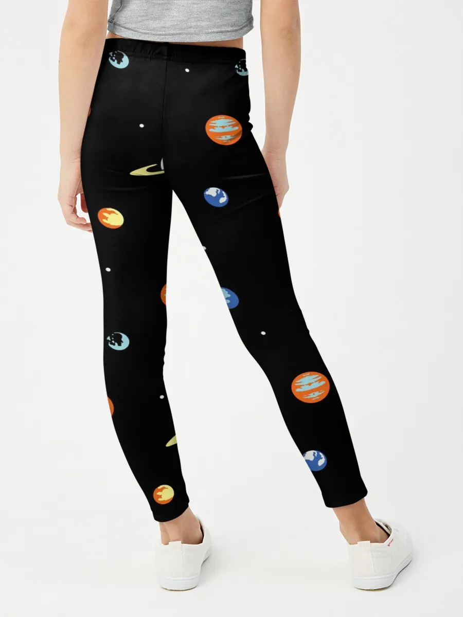 Леггинсы для девочки / Планеты в космосе