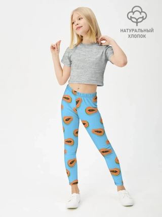 Леггинсы для девочки / Папайа паттерн