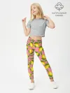 Леггинсы для девочки / Лимоны паттерн