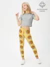 Леггинсы для девочки / Тигры паттерн