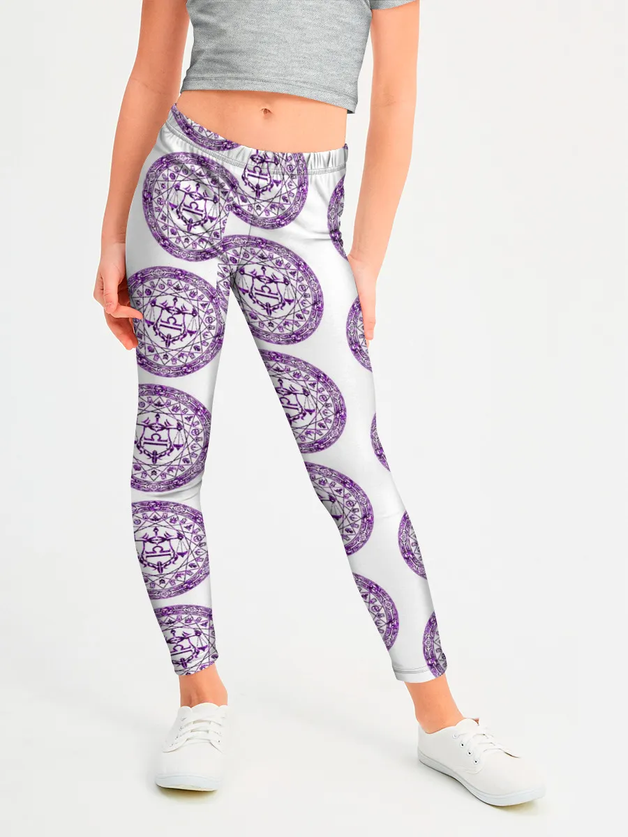 Леггинсы для девочки / Пентаграмма Весы