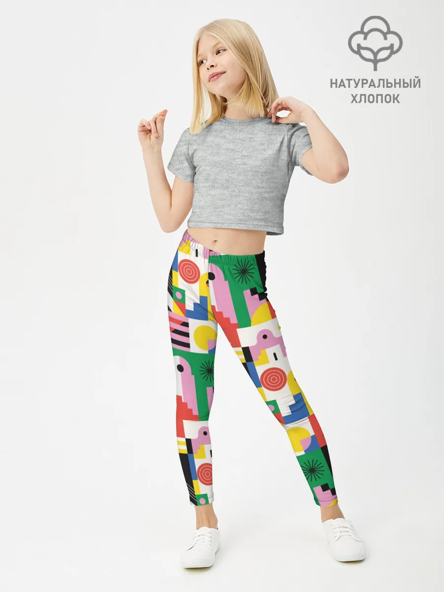 Леггинсы для девочки / Геометрия города