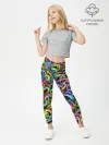 Леггинсы для девочки / Психоделические щупальца