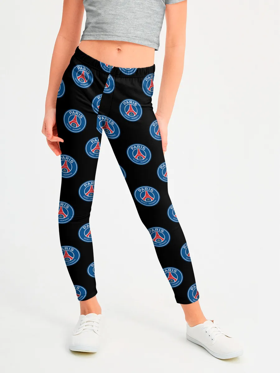 Леггинсы для девочки / ПСЖ ПАТТЕРН | PSG PATTERN