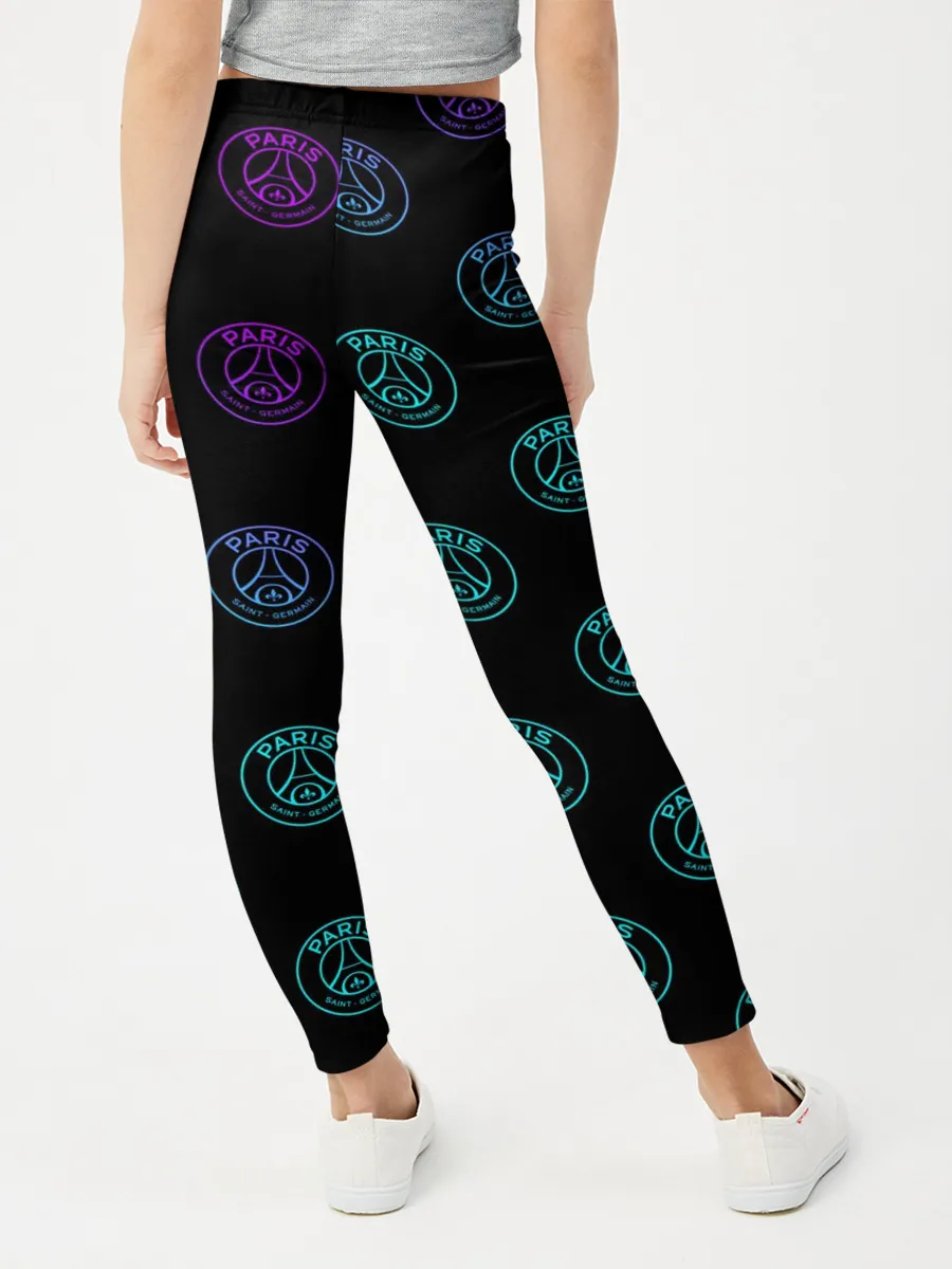 Леггинсы для девочки / PSG NEON | ПСЖ НЕОН