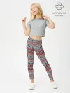 Леггинсы для девочки / Скандинавский орнамент