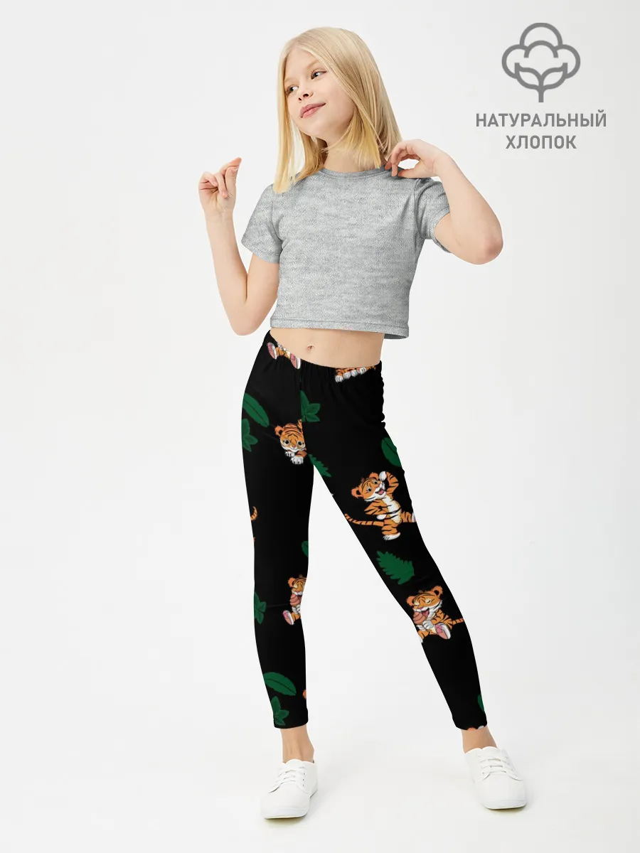 Леггинсы для девочки / Милый тигр