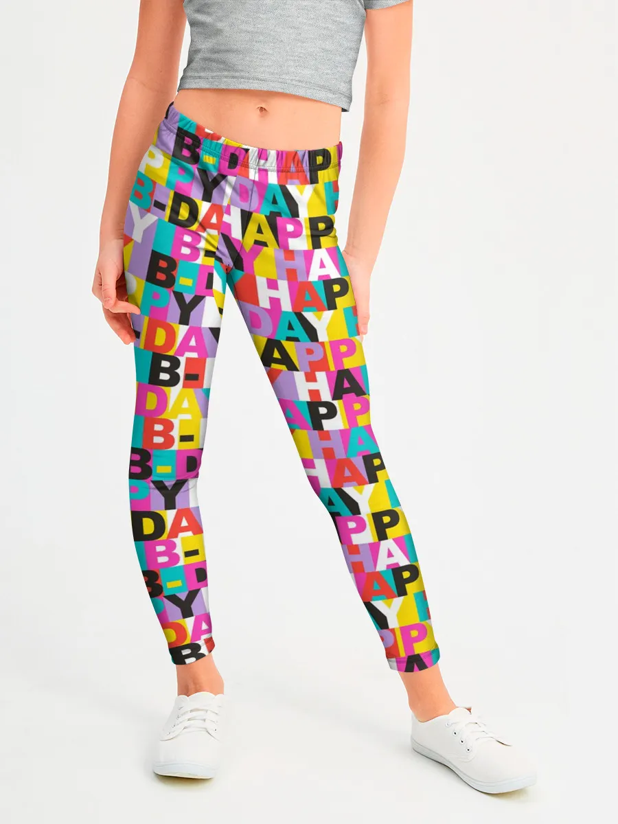 Леггинсы для девочки / Happy Birthday