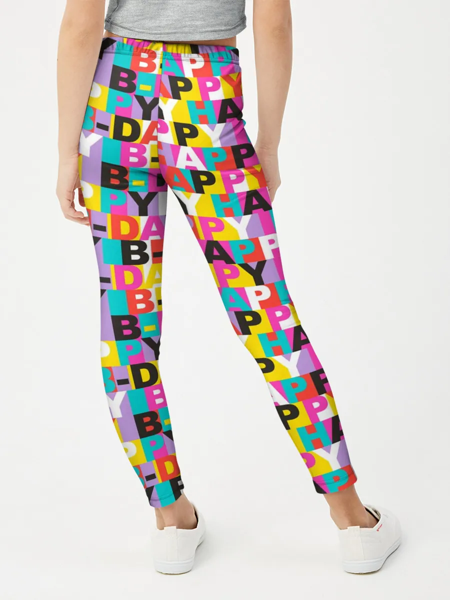Леггинсы для девочки / Happy Birthday