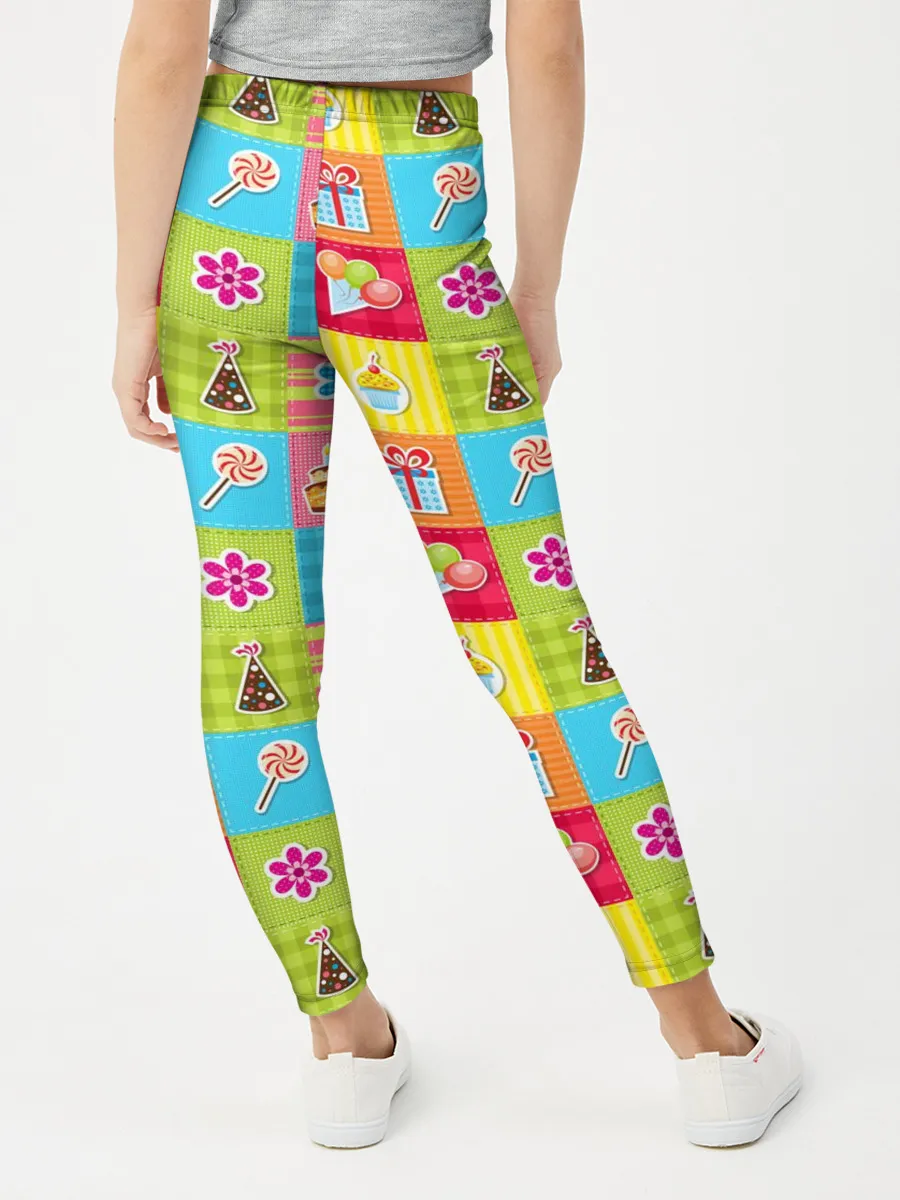 Леггинсы для девочки / День Рождения