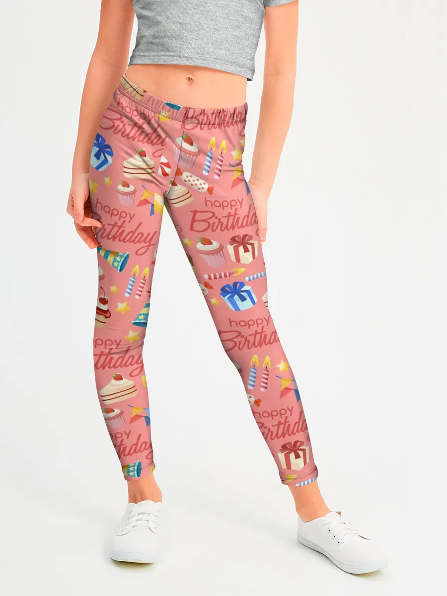 Леггинсы для девочки / Happy Birthday