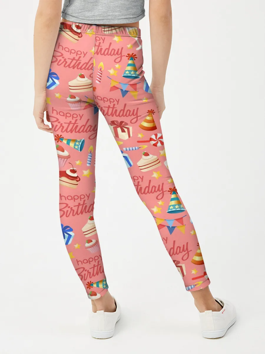 Леггинсы для девочки / Happy Birthday
