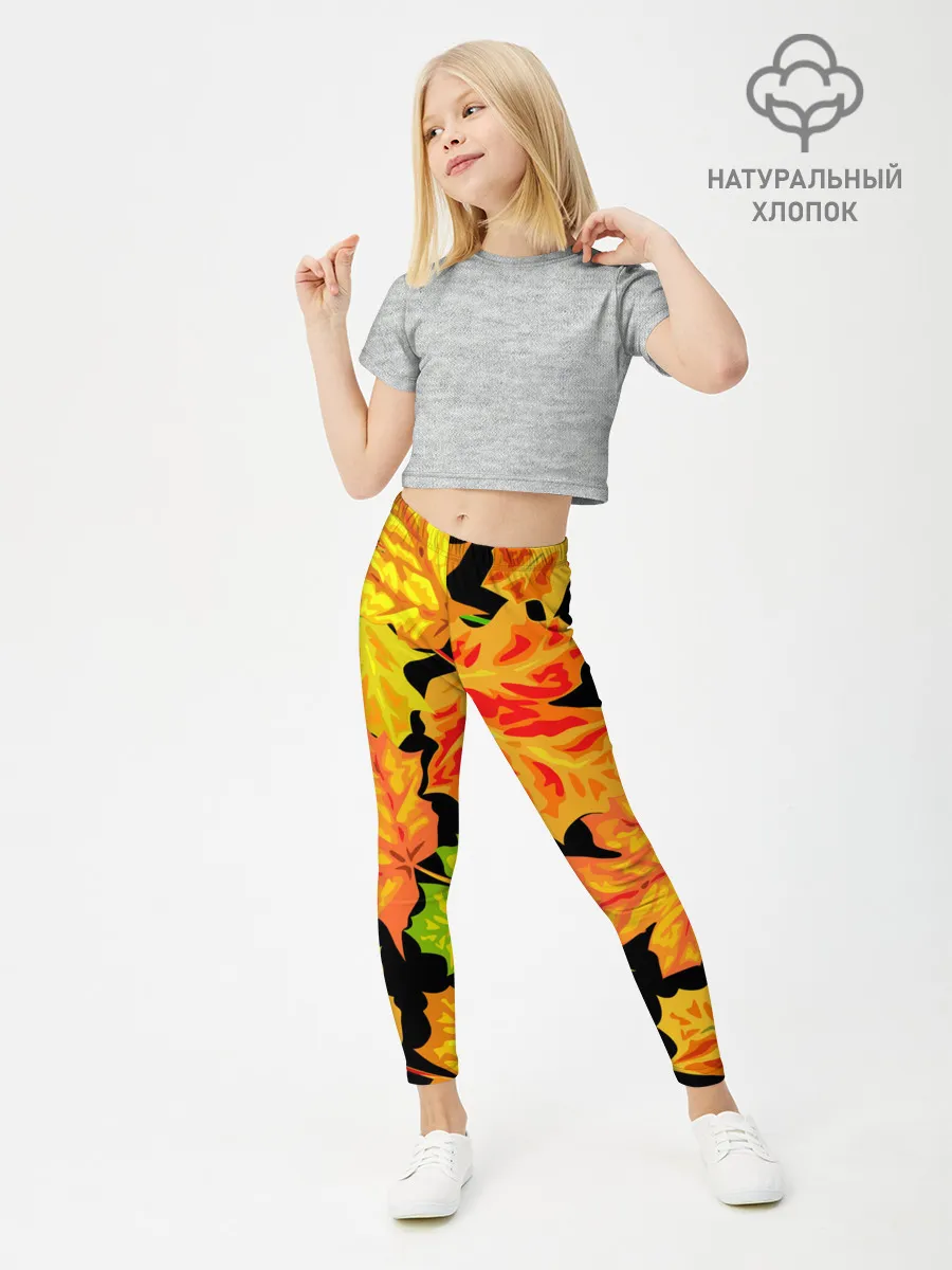 Леггинсы для девочки / LEAF FALL / AUTUMN