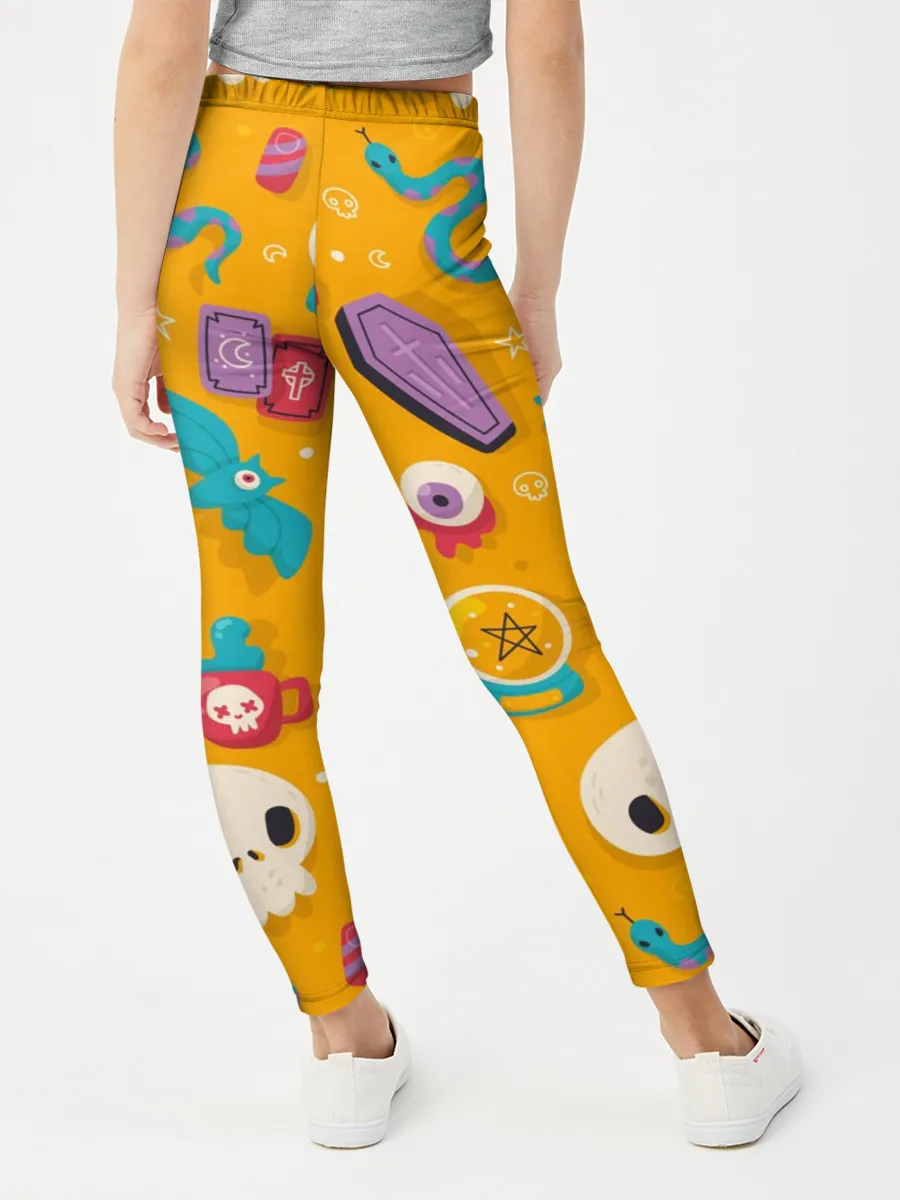 Леггинсы для девочки / Весенний Хэллоуин