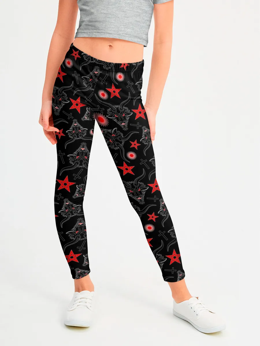 Леггинсы для девочки / Сатана