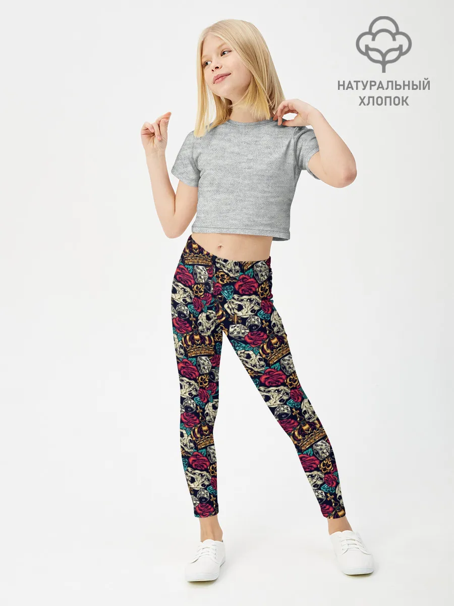 Леггинсы для девочки / Тату