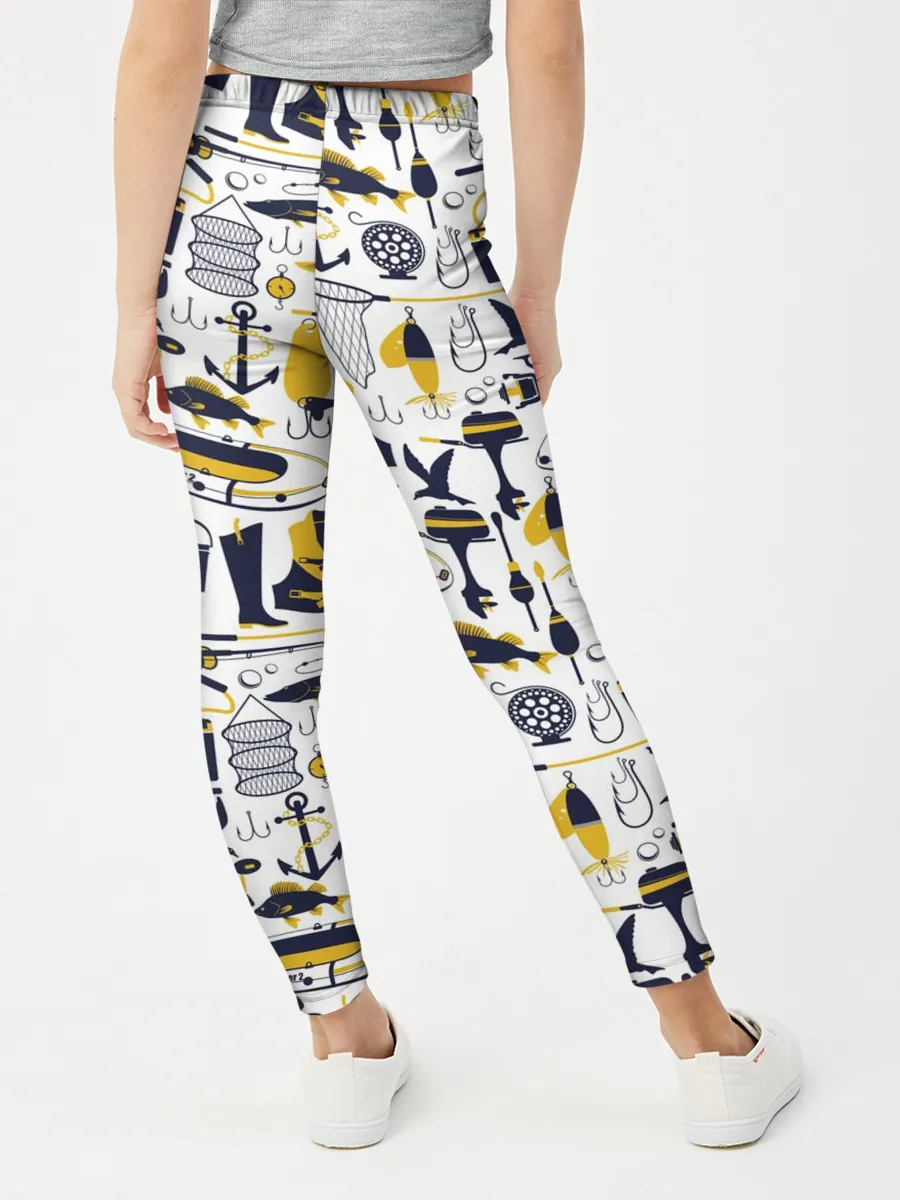 Леггинсы для девочки / Рыбалка