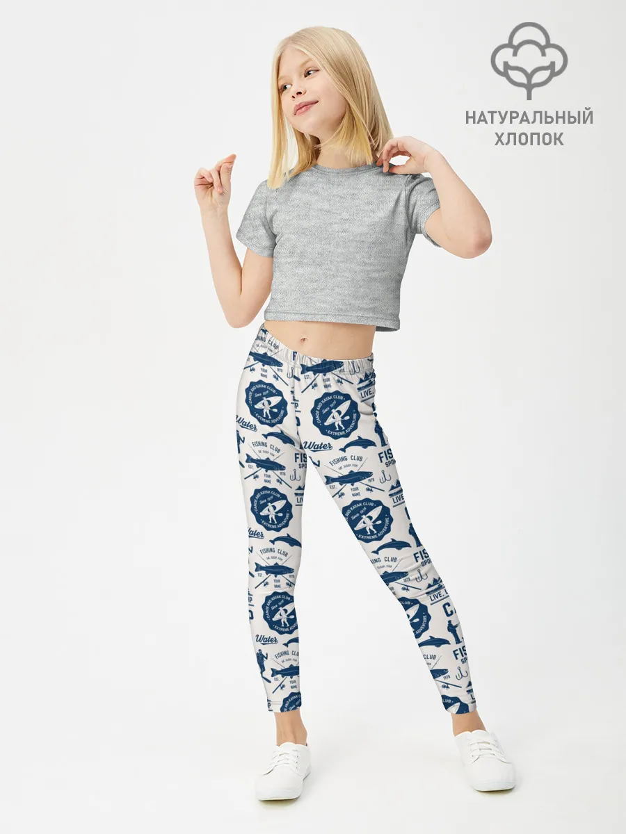 Леггинсы для девочки / Fishing Club
