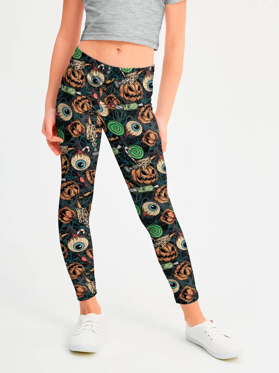 Леггинсы для девочки / Счастливого Хэллоуина