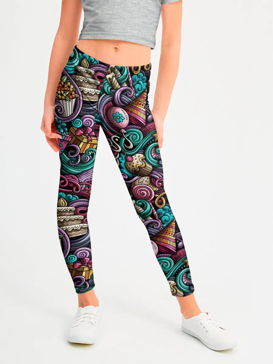 Леггинсы для девочки / Happy Birthday