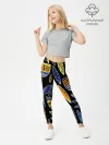Леггинсы для девочки / вечные цветы фараона