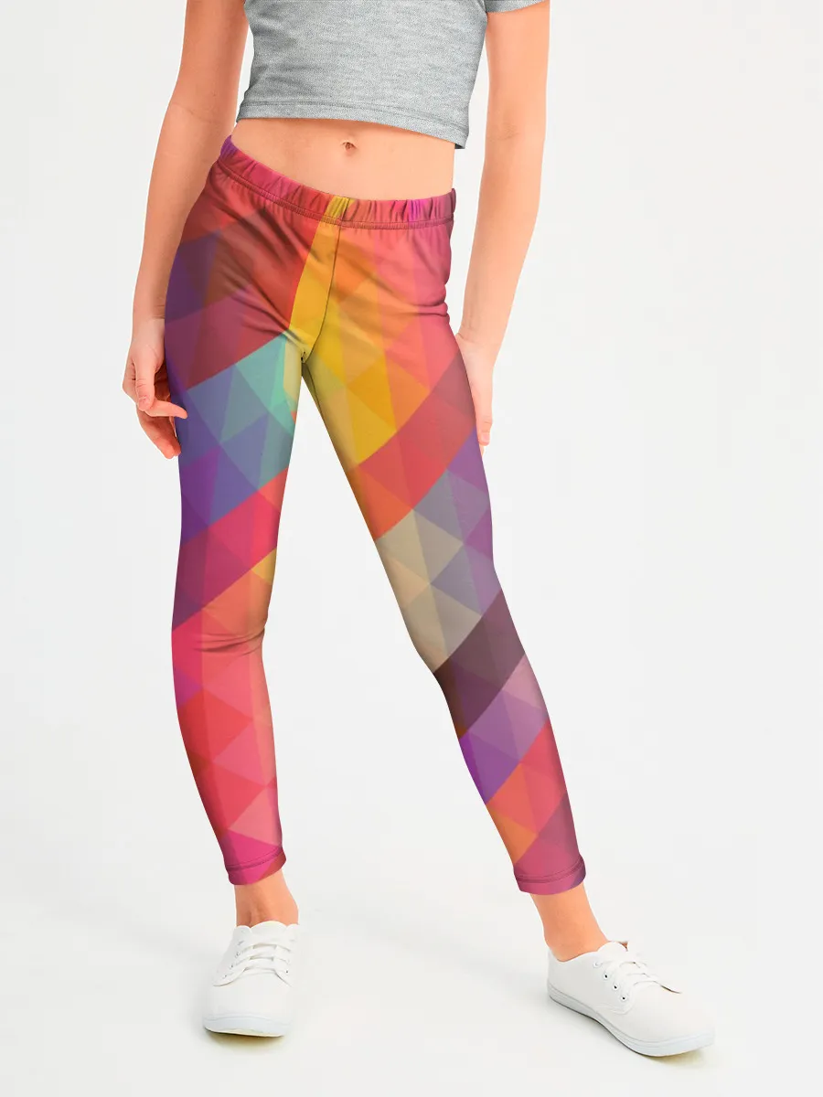 Леггинсы для девочки / vivid gradient