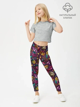 Леггинсы для девочки / День Рождения