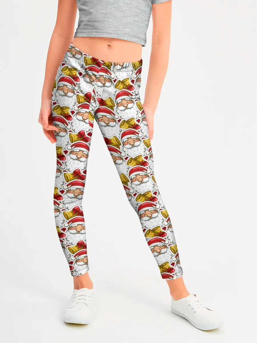 Леггинсы для девочки / Дед Мороз