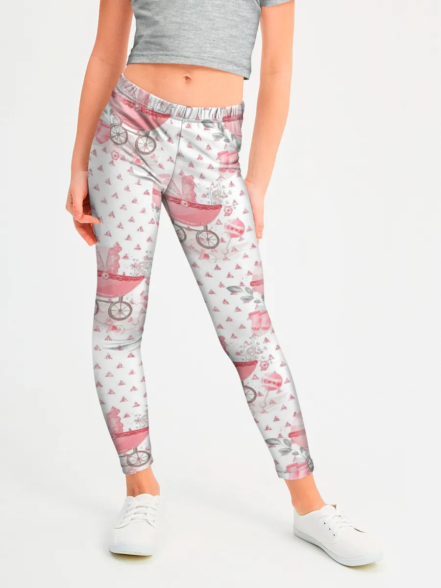 Леггинсы для девочки / Детская коляска