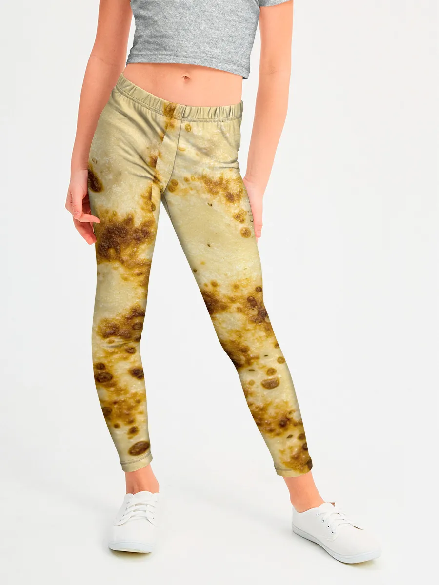 Леггинсы для девочки / Жареный блин