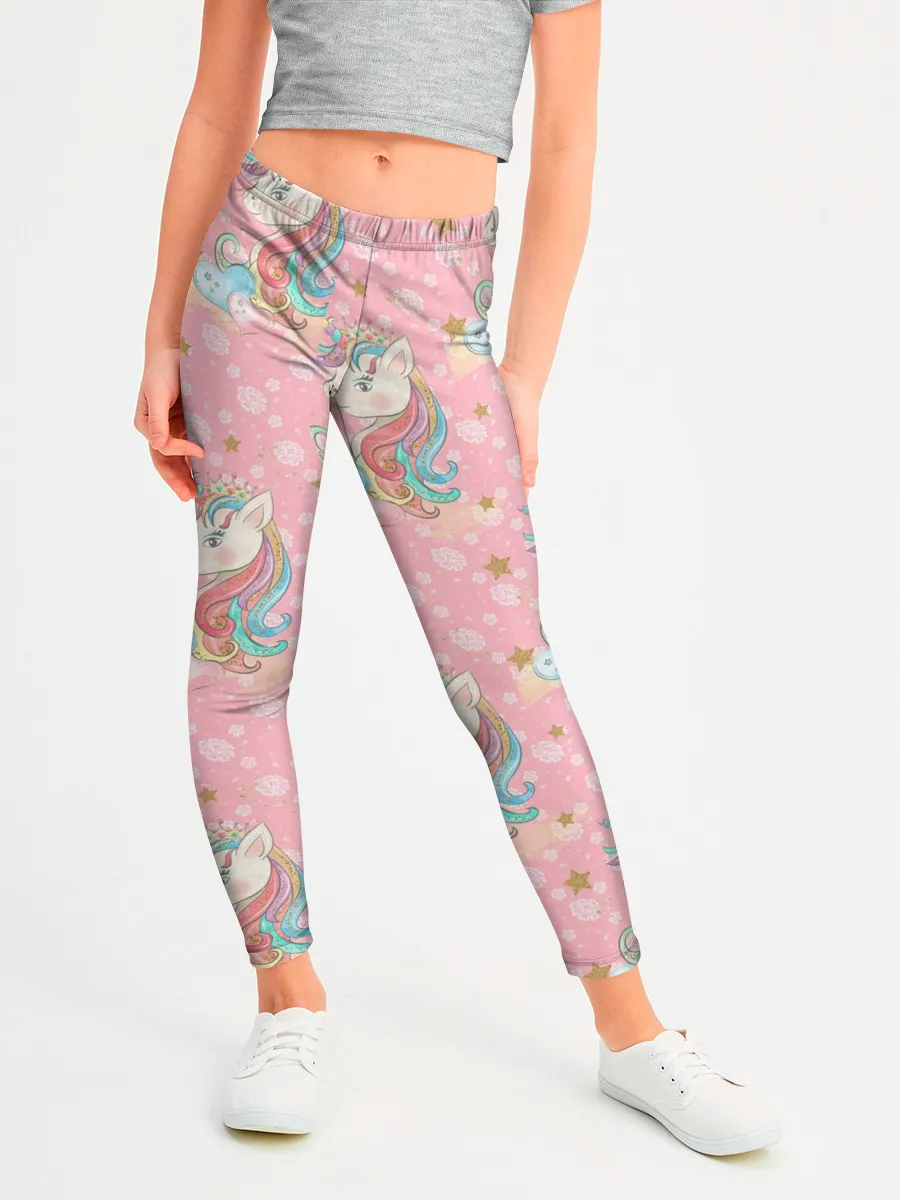 Леггинсы для девочки / Единороги для девочек