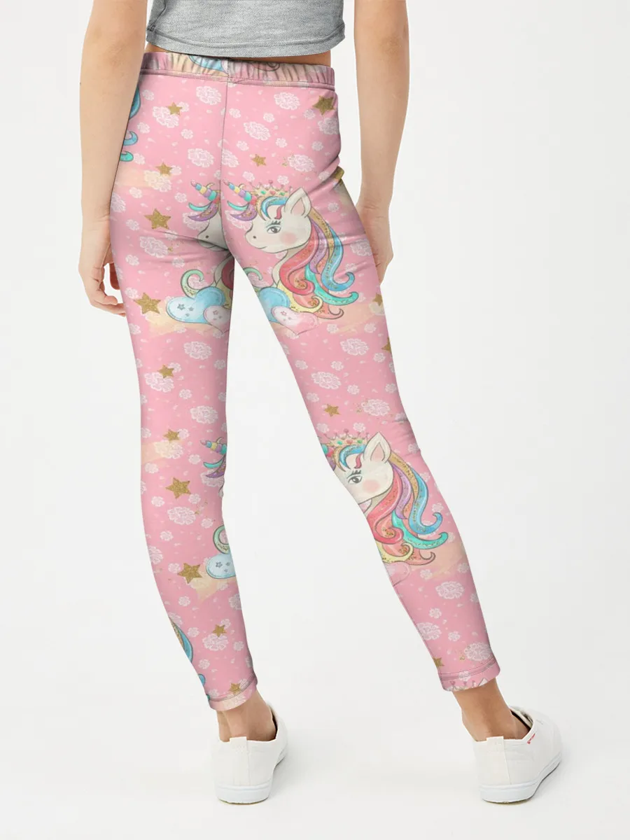 Леггинсы для девочки / Единороги для девочек