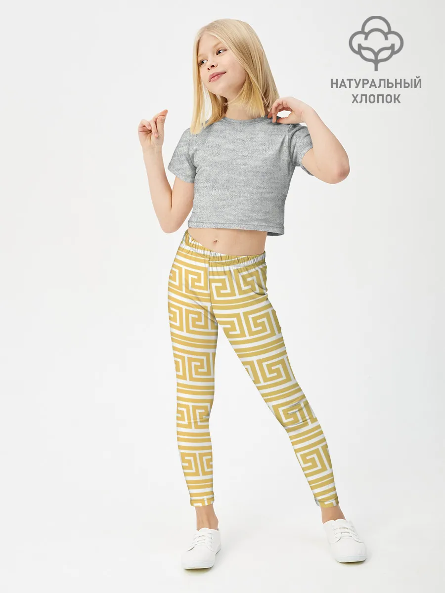 Леггинсы для девочки / Орнамент древней Греции