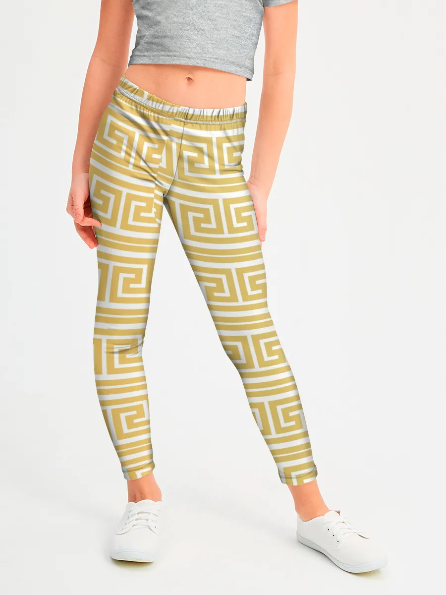 Леггинсы для девочки / Орнамент древней Греции