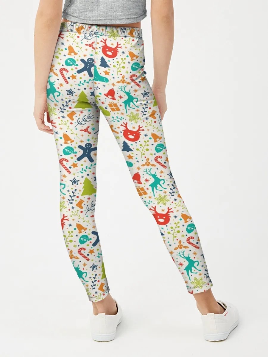 Леггинсы для девочки / Символика Нового Года