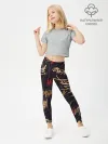 Леггинсы для девочки / Golden graffiti