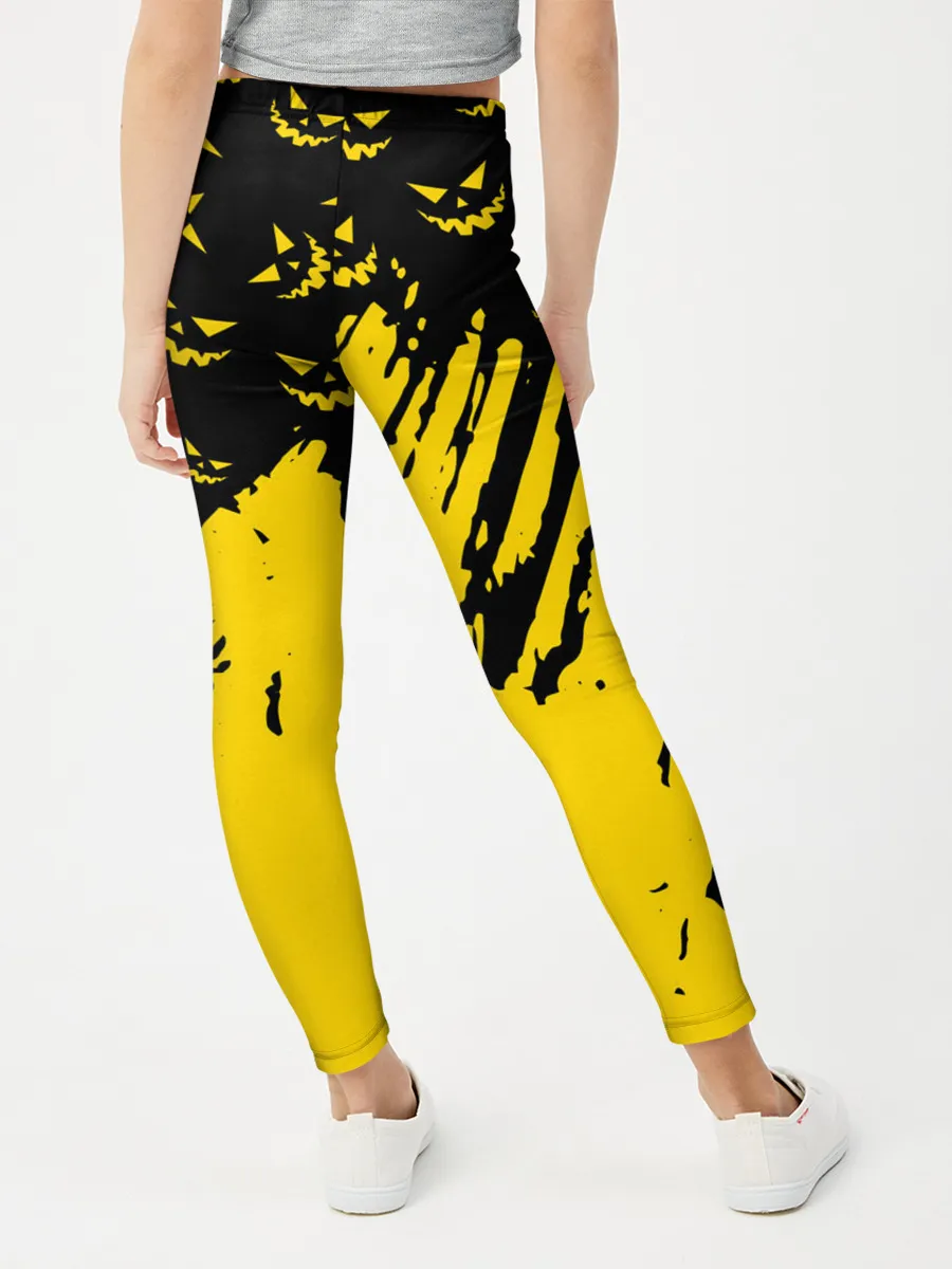 Леггинсы для девочки / HALLOWEEN SMILE | SMILE PUMPKIN